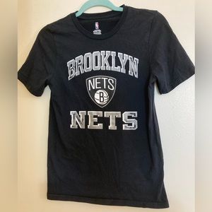 Brooklyn Nets Shirt, NBA, Youth Large, Black